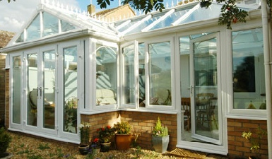 p shaped Style conservatory